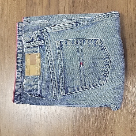 Y2K Blue Jean Pencil Skirt Tommy Hilfiger-Size Med.(vintage Check measurements) - Picture 3 of 13